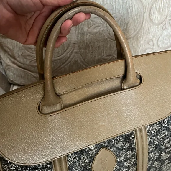 Yves Saint Laurent Vintage giraffe pattern weekender bag - Picture 9 of 15